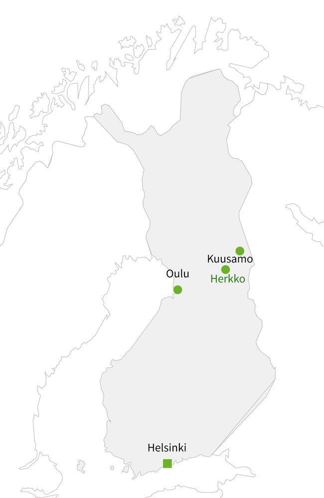 Routekaart van Shortbreak Herkko