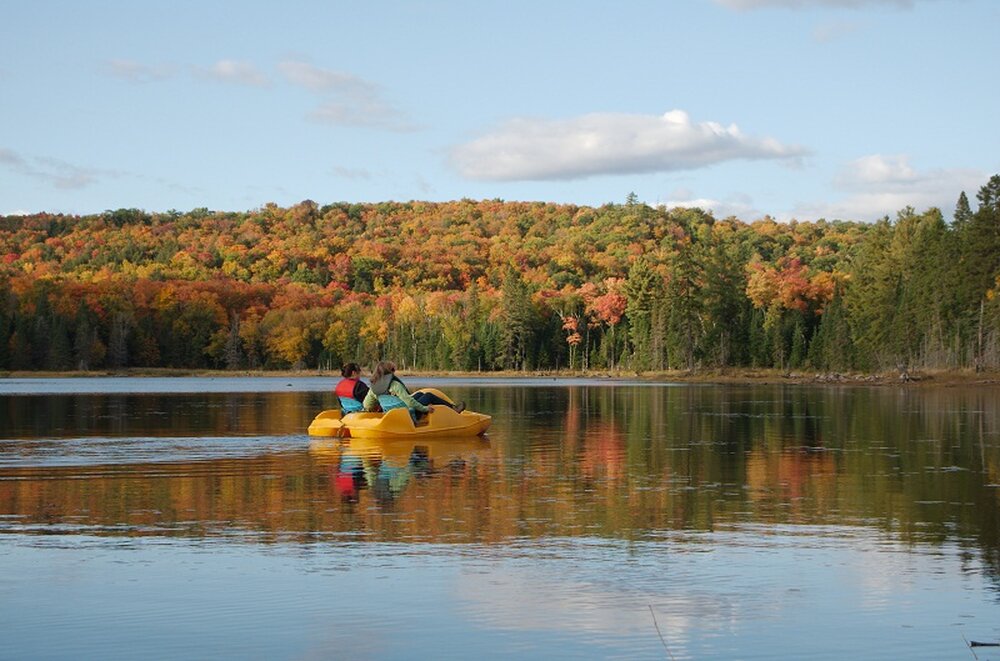 Routekaart van Algonquin Ecolodge avontuur