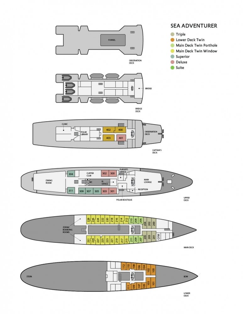 ship map dekplan