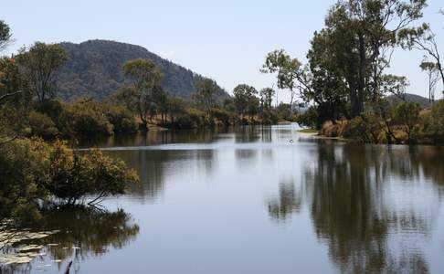 Uitzicht op Hellow creek - Henderson Farmstay