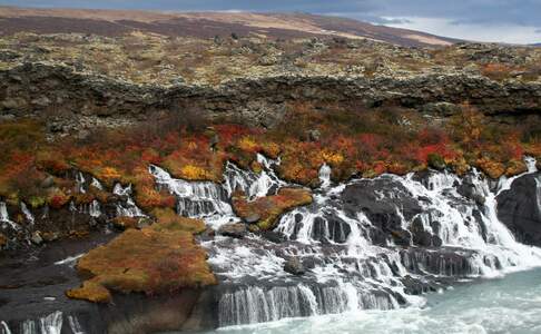 Waterval Hraunfossar