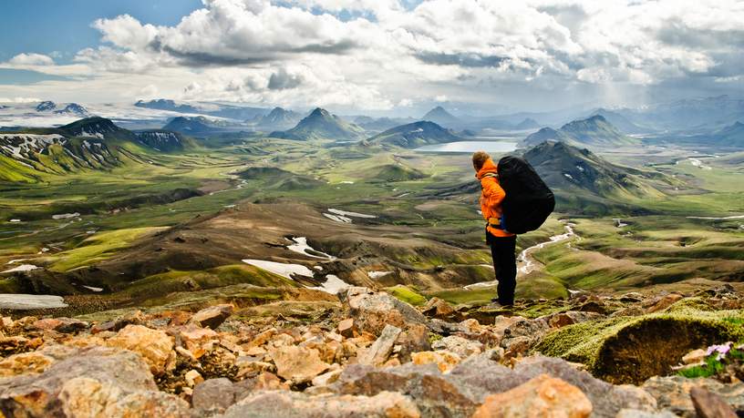 Uitzichtpunt op IJsland