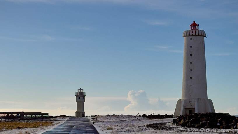 De vuurtoren van Akranes. Foto: Dennis van den Broek