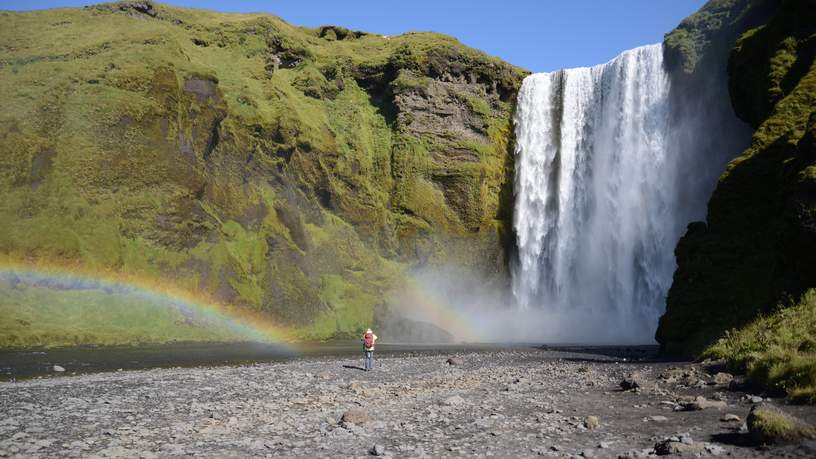 Skogafoss waterval