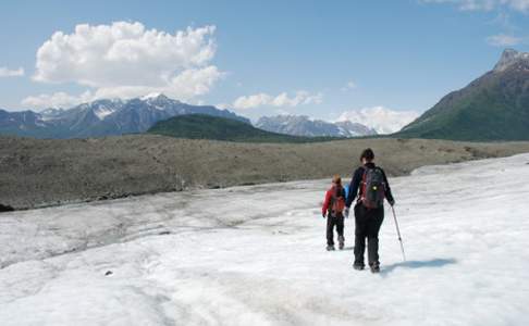 Gletsjerwandeling Root Glacier