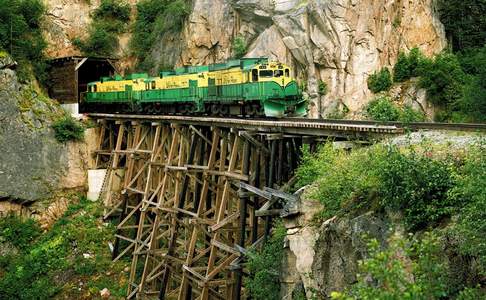 White Pass & Yukon Rail Route