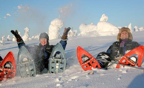 Sneeuwschoenwandelen, Lapland