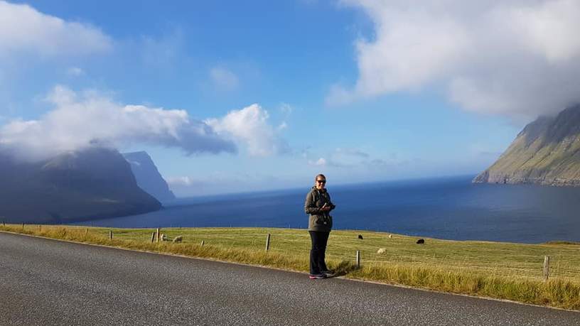 "In Vidareidi heb je een fantastisch uitzicht over het fjord"