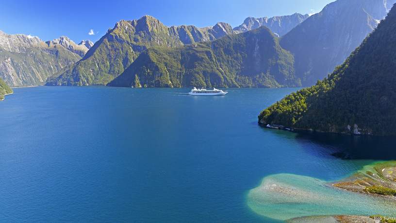Fjorden in Nieuw-Zeeland
