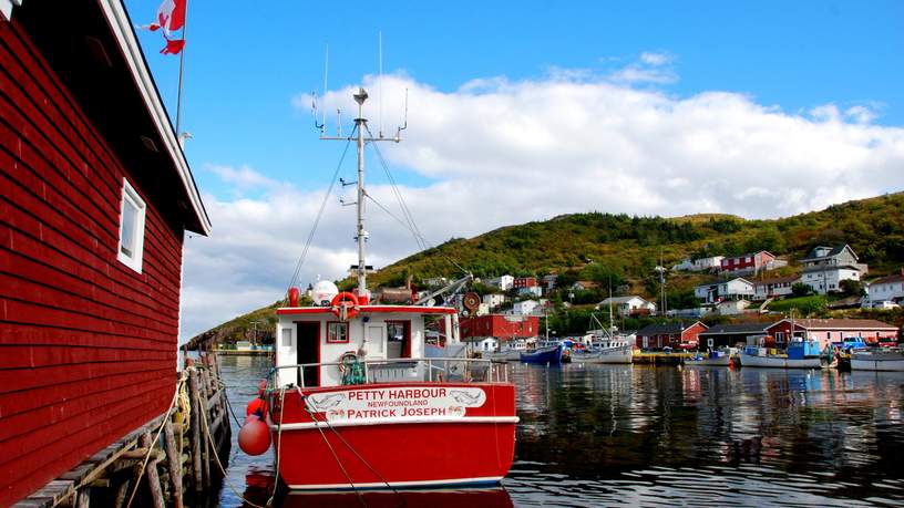 Vissersplaatsje Petty Harbour