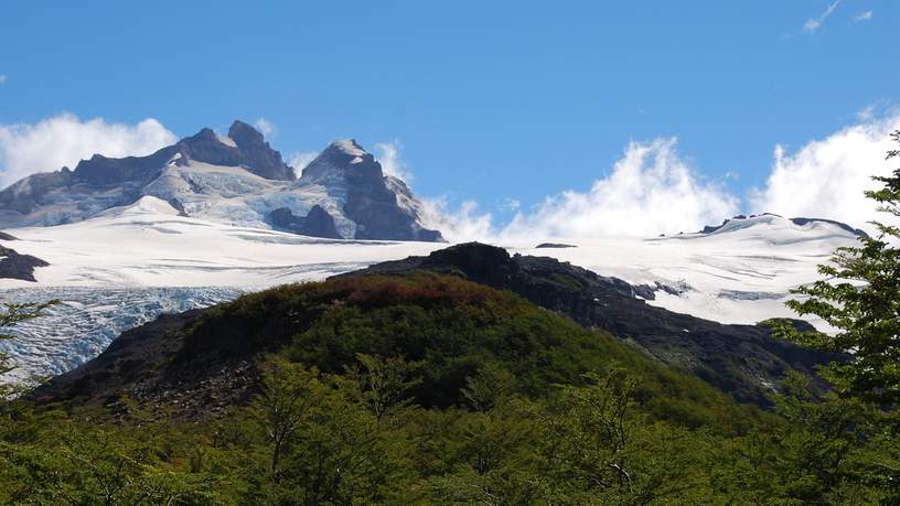 Refugio Otto Meiling tussen Castano Overo en Alerce gletsjer