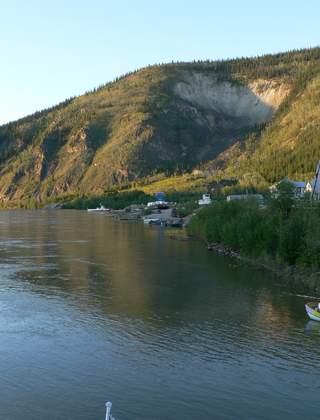Yukon River bij Dawson City