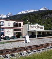 White Pass Rail Station in Skagway