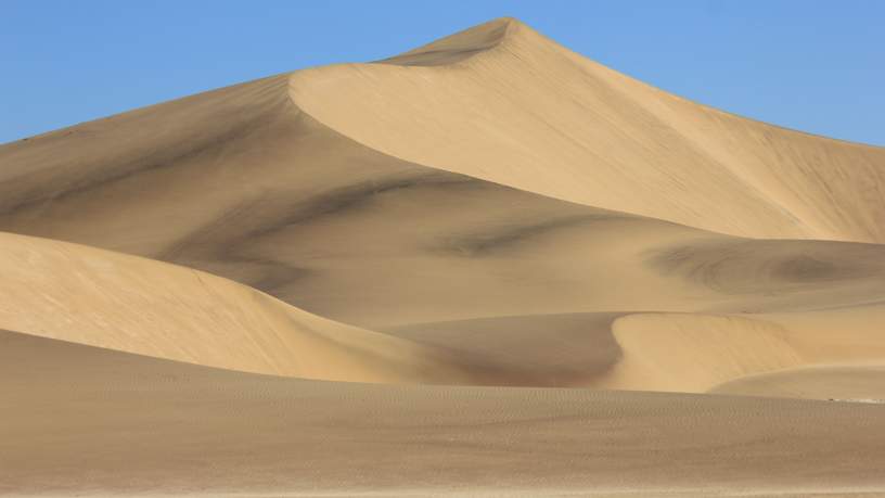 De zandduinen in Swakopmund