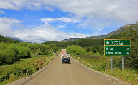 Carretera Austral - op weg naar Caleta Tortel