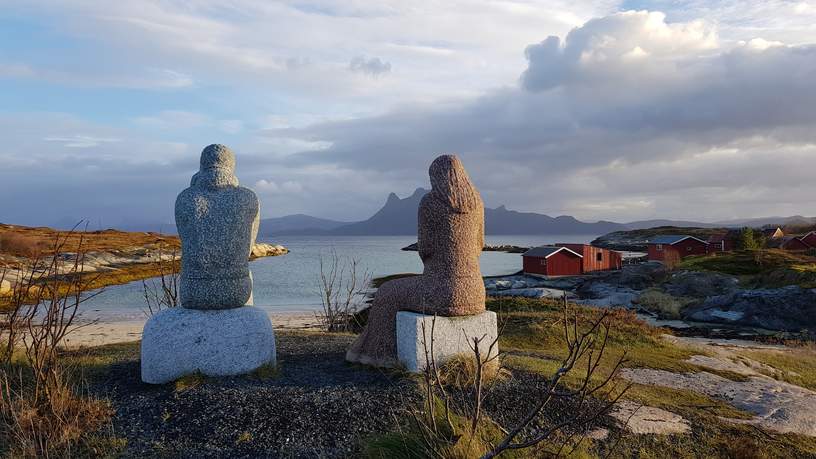 Het kunstdorpje Tranøy