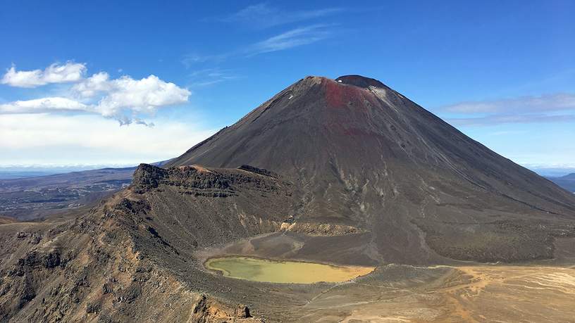 Mount Ngauruhoe, inspiratiebron voor Mount Doom