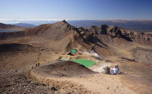 Emerald Lakes, Tongariro National Park, Nieuw-Zeeland