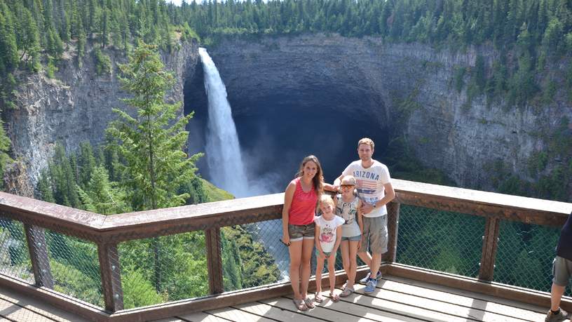 Helmcken Falls in Wells Grey National Park