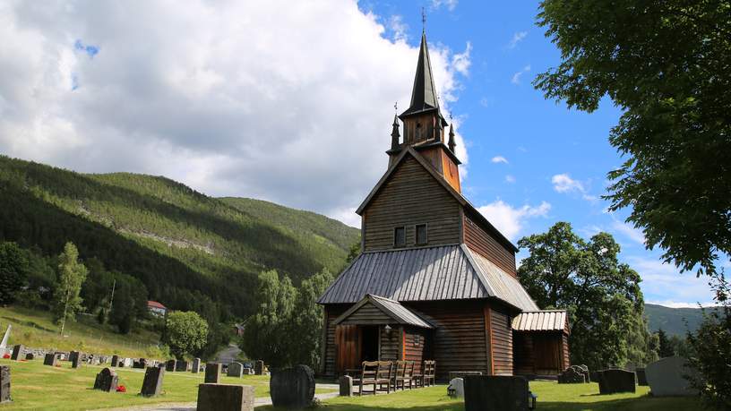 Staafkerk in Kaupanger