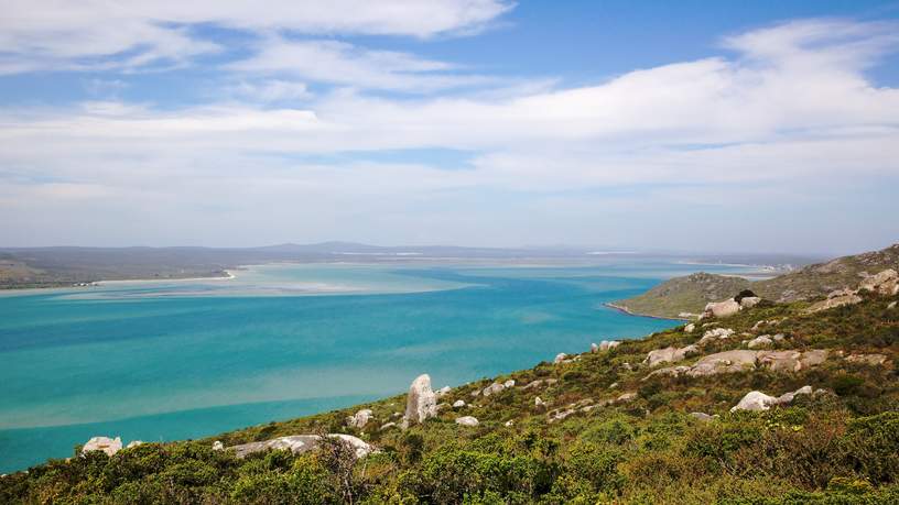 Langebaan Lagoon vanuit West Coast National Park