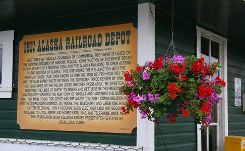 Alaska Railroad depot